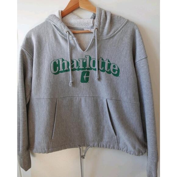 Charlotte 49ers Hoodie Womens Small Gray NCAA Basketball Reverse Weave Champion - Picture 1 of 7